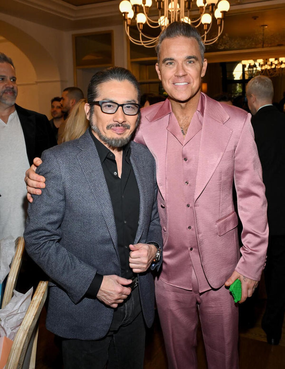 Hiroyuki Sanada, Robbie Williams  at 