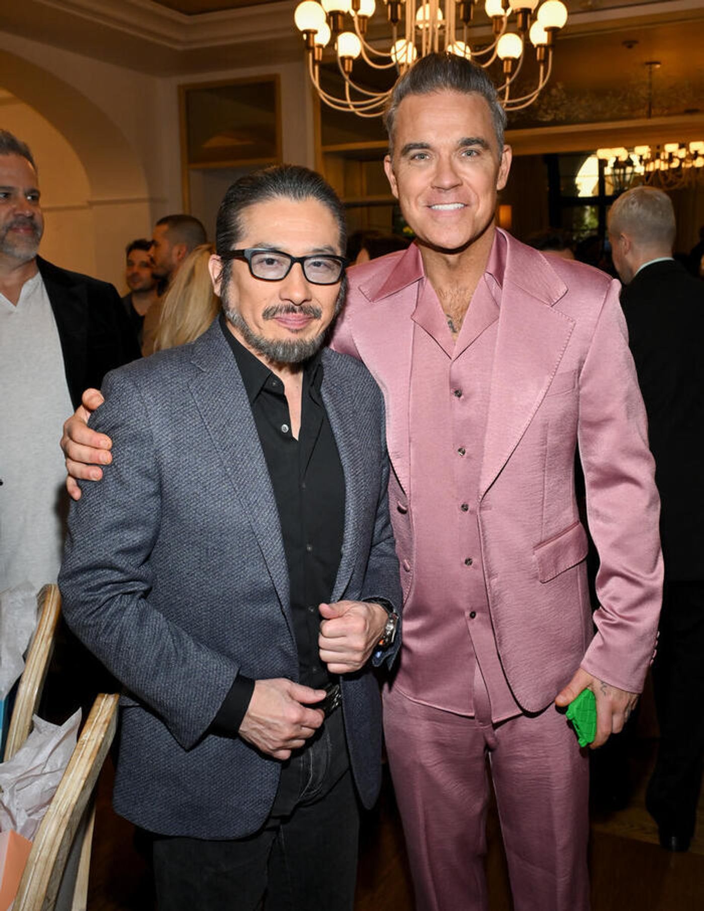 Photos: Ariana Grande, Pamela Anderson, & More at Golden Globes First-Time Nominee Celebration  Image