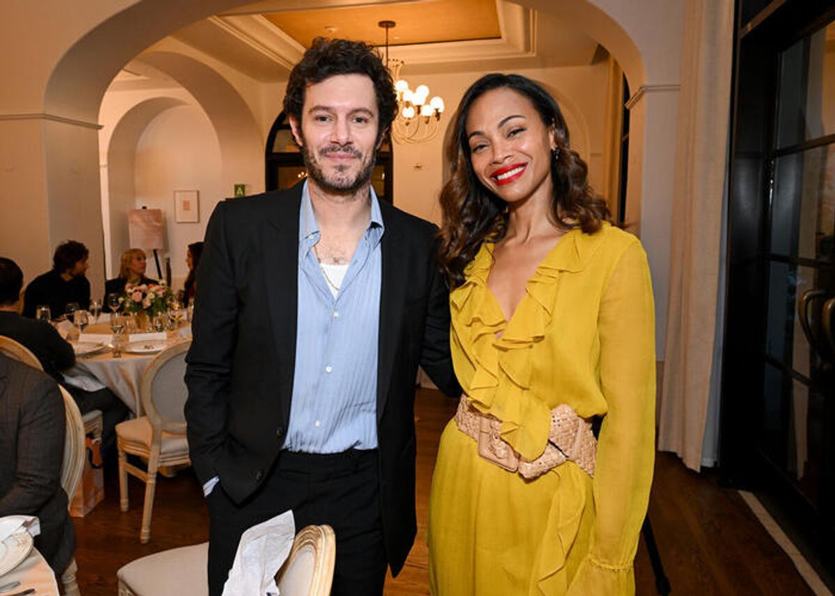 Adam Brody, Zoe Saldana at 