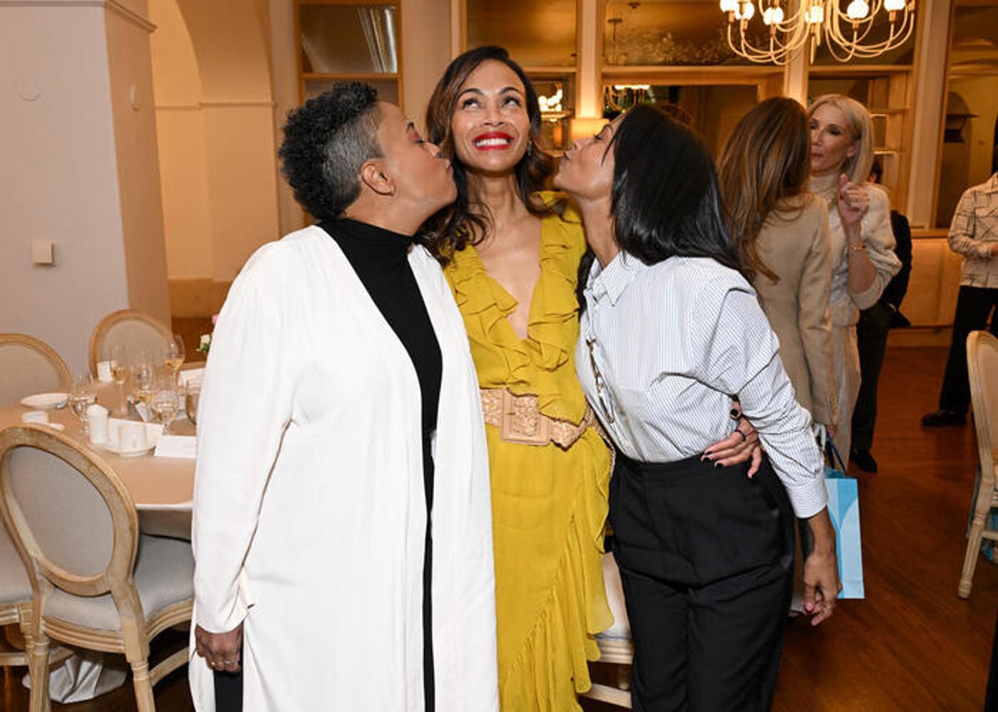 Photos: Ariana Grande, Pamela Anderson, & More at Golden Globes First-Time Nominee Celebration  Image