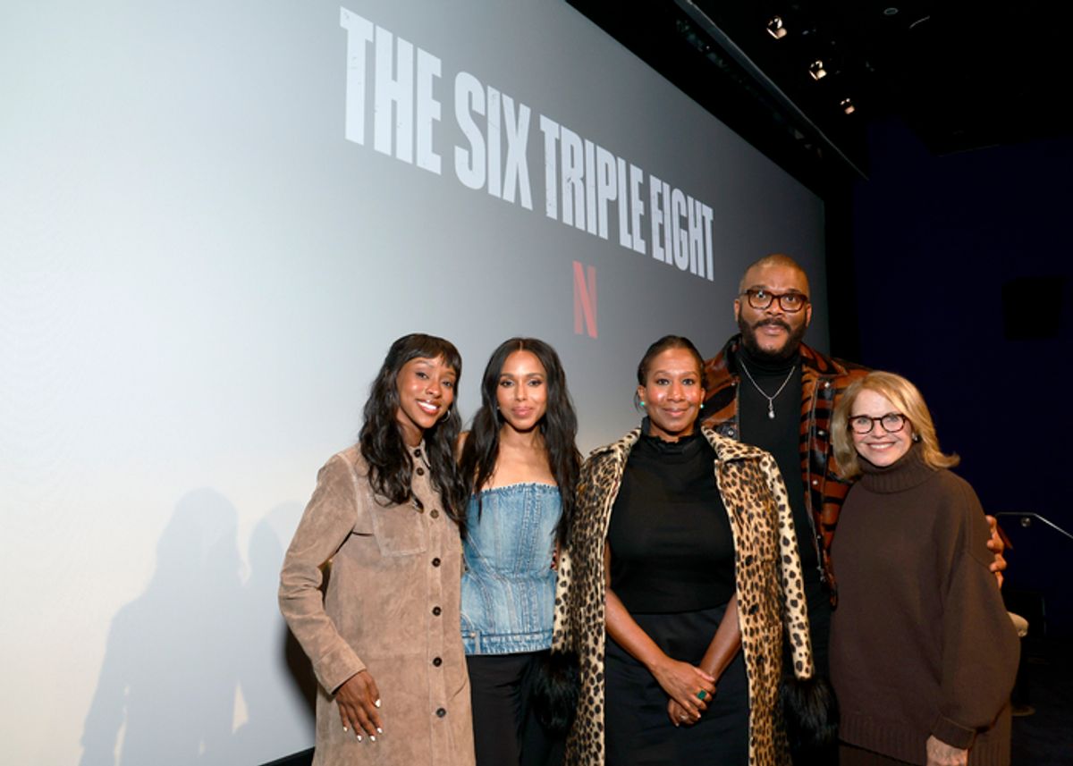 Ebony Obsidian, Kerry Washington, Nicole Avant, Tyler Perry and Katie Couric  at 