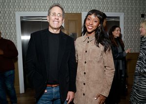 Jerry Seinfeld and Ebony Obsidian  Photo