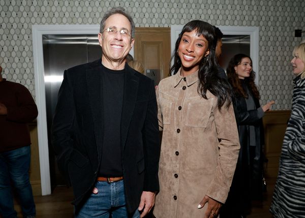 Jerry Seinfeld and Ebony Obsidian  Photo