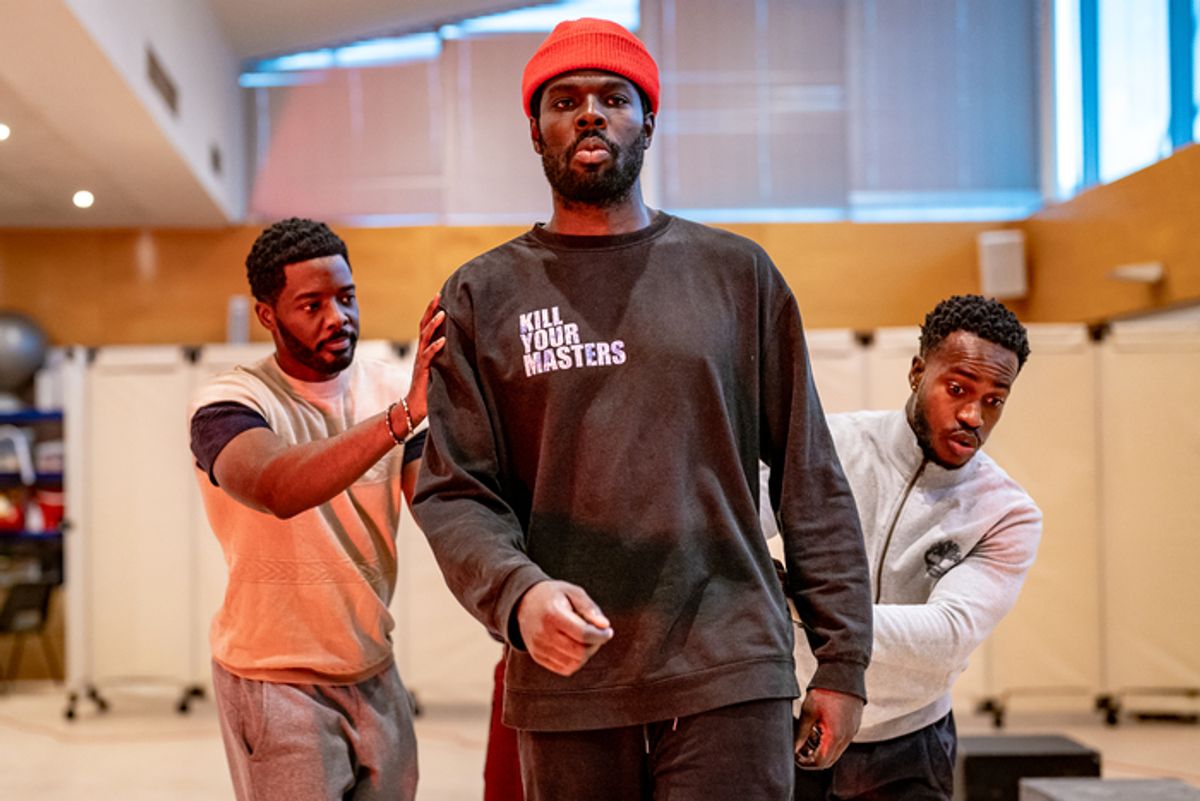 Solomon Israel, Gilbert Kyem Jnr, Romario Simpson at 