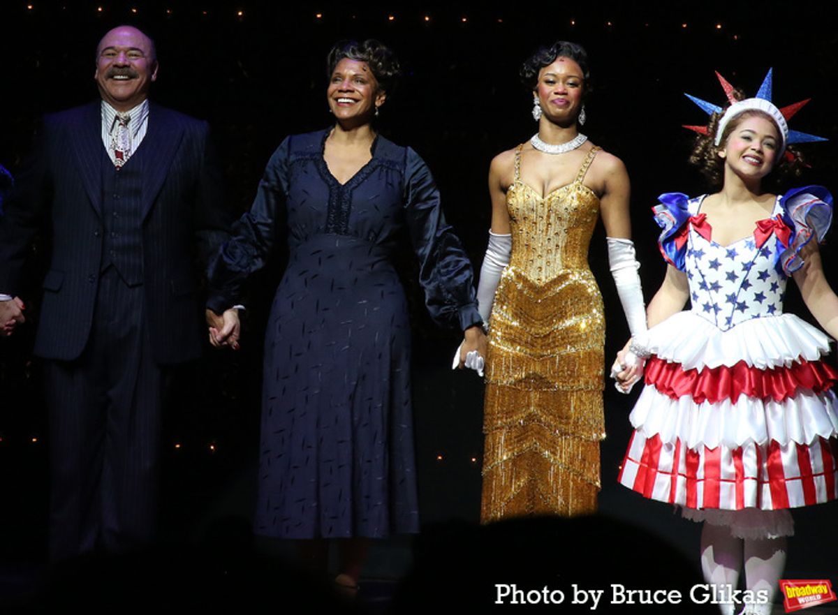 Danny Burstein, Audra McDonald, Joy Woods and Jordan Tyson at 