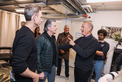 Peter Gallagher with Tom Hanks and Tony Goldwyn Photo