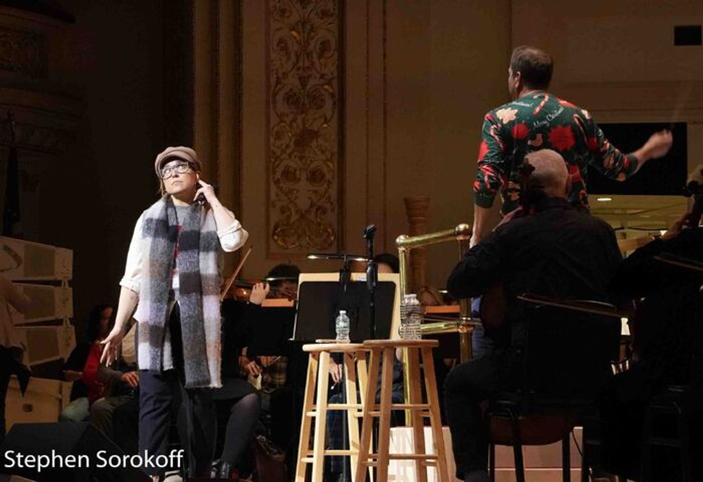 Photos: Inside MERRY AND BRIGHT Rehearsal With Jessica Vosk And The New York Pops  Image