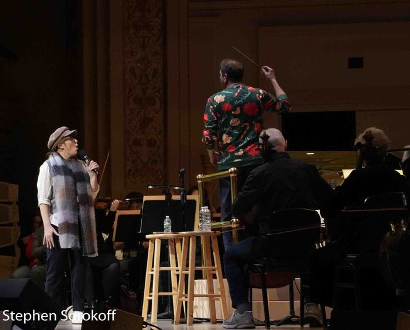 Photos: Inside MERRY AND BRIGHT Rehearsal With Jessica Vosk And The New York Pops  Image