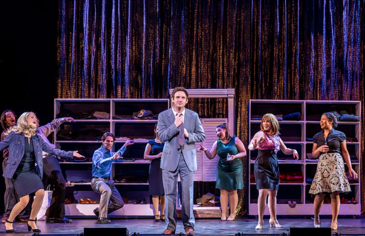 David Moreland with members of the cast in LEGALLY BLONDE:THE MUSICAL  at 