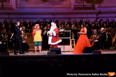 Steven Reineke, Pecan Pie, Santa Claus and Jessica Vosk Photo