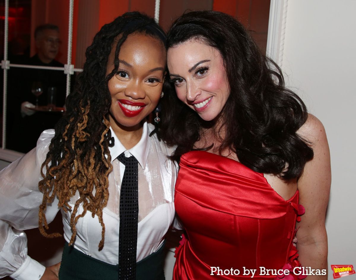 Camille A. Brown and Lesli Margherita at 