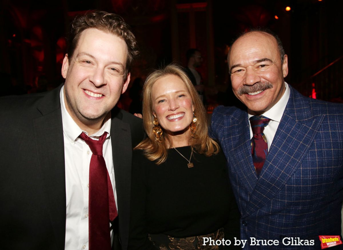 Andrew Kober, Jule Styne grandaughter Heather and Danny Burstein at 