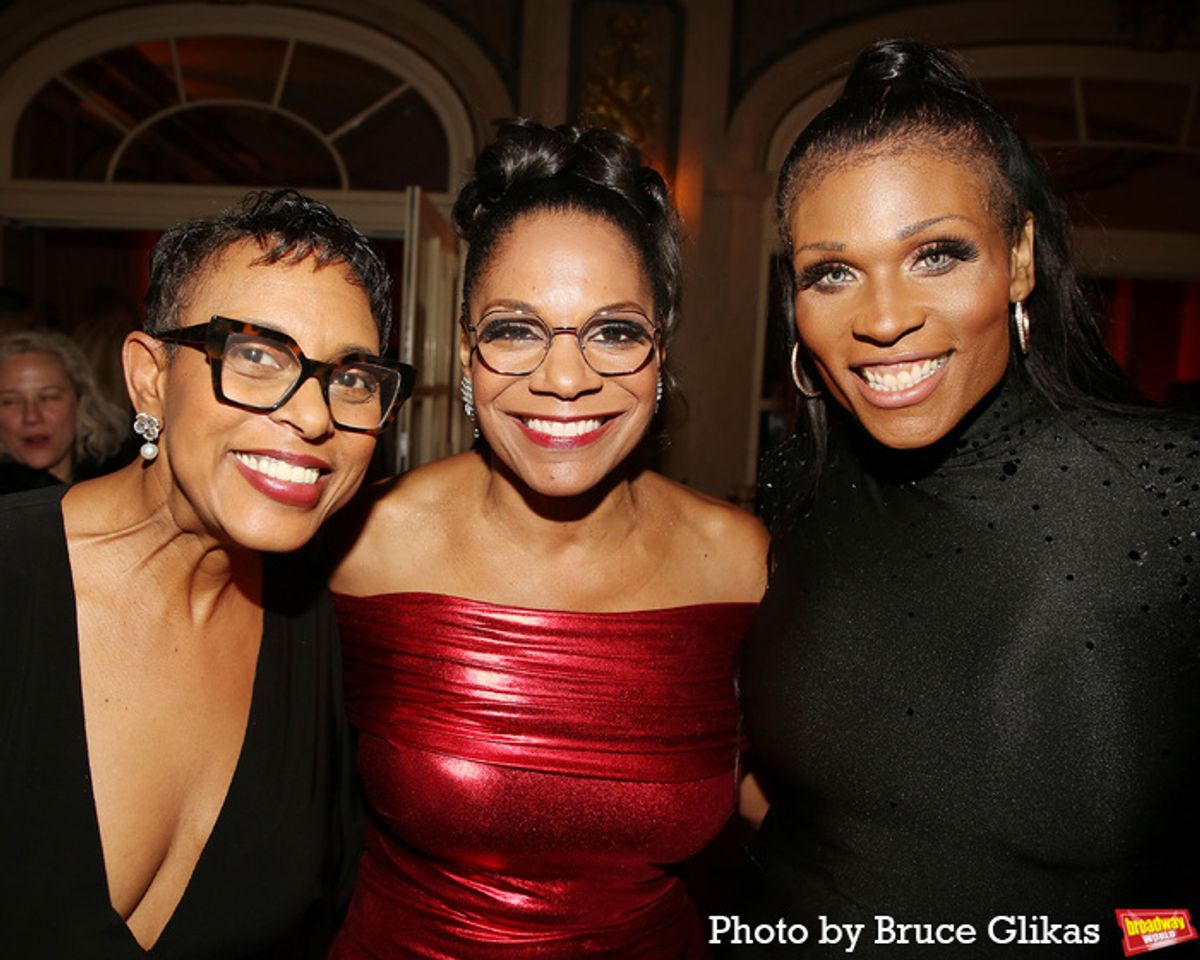 Schele Williams, Audra McDonald and Peppermint at 