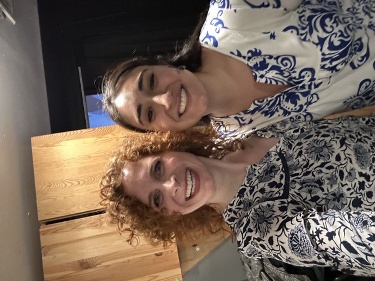 Dana Aber with Paulina de la Parra at 