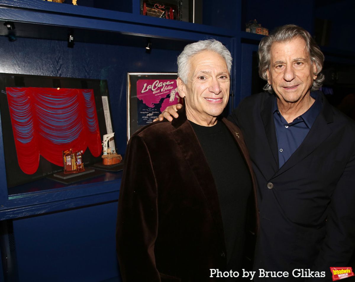 Harvey Fierstein and Lab designer David Rockwell at 