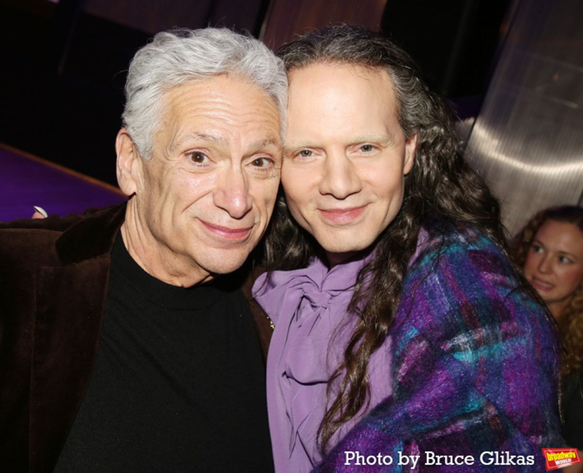 Harvey Fierstein and Jordan Roth at 
