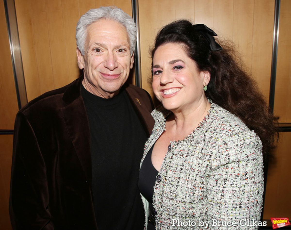 Harvey Fierstein and Marissa Jaret Winokur at 