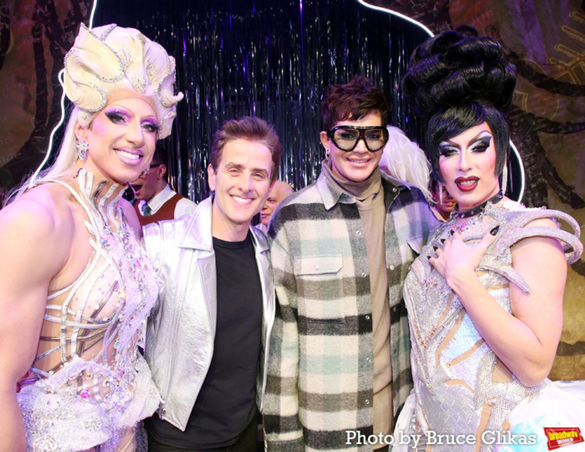 Nick Adams, Joey McIntyre, Adam Lambert and Alaska Thunderfvck at 