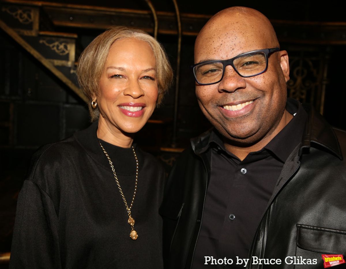 Producer Tonya Lewis Lee and James Monroe Iglehart at 