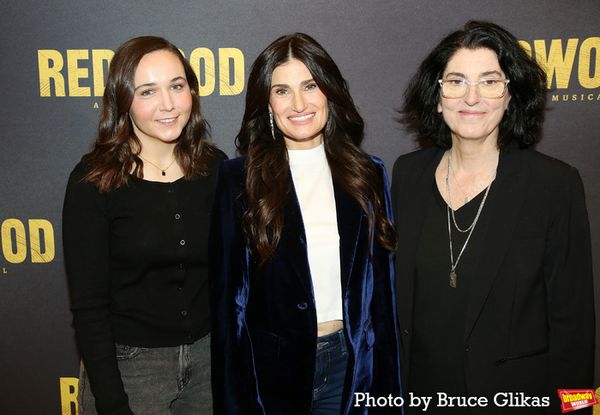 Kate Diaz, Idina Menzel and Tina Landau Photo