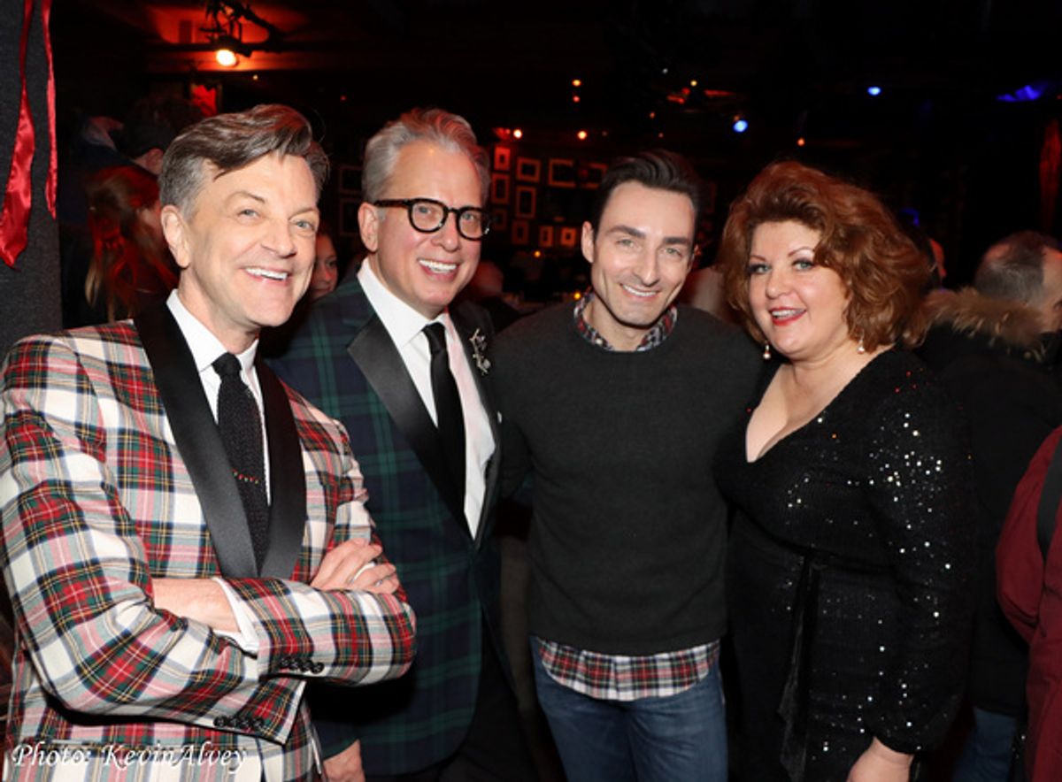 Jim Caruso, Billy Stritch, Scott Nevins, Klea Blackhurst at 