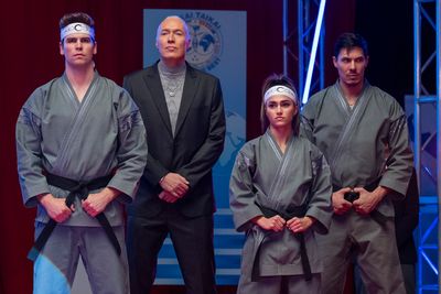 Patrick Luwis, Thomas Ian Griffith, Rayna Vallandingham, and Lewis Tan Photo