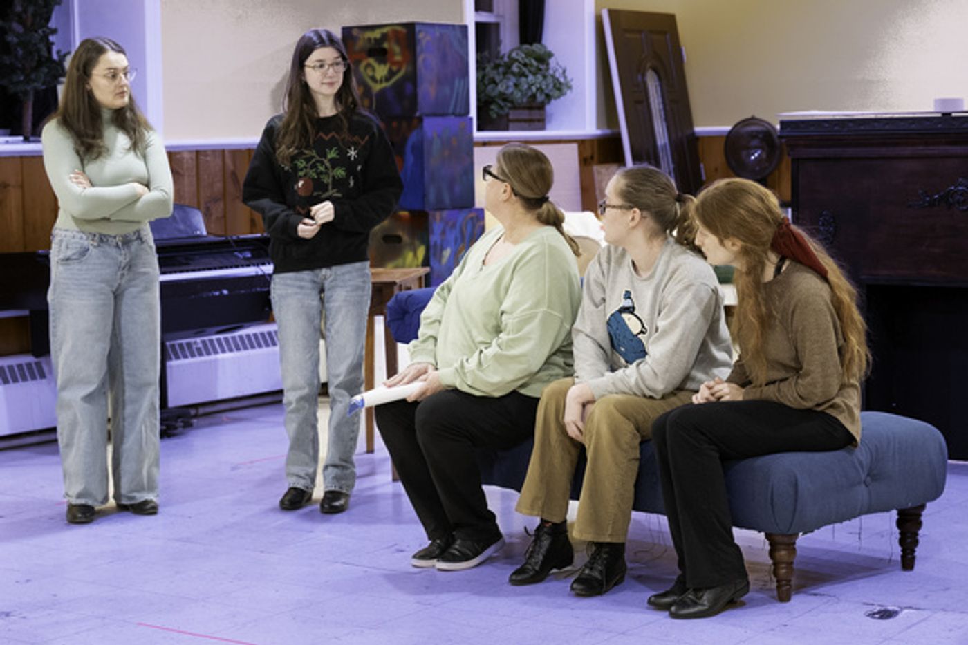 Photos: LITTLE WOMEN In Rehearsal At Dover Little Theatre Photos: LITTLE WOMEN In Rehearsal At Dover Little Theatre Image