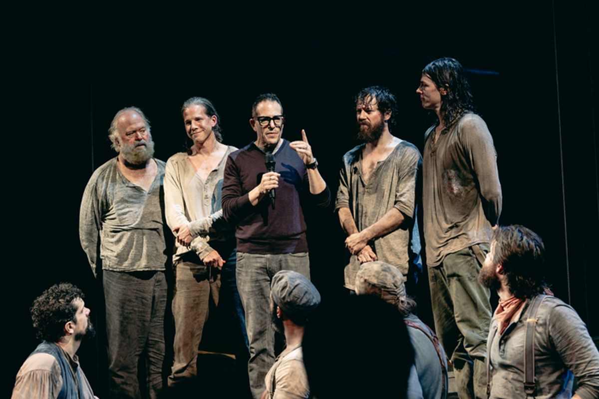 Wayne Duvall, Stark Sands, Michael Mayer, John Gallagher, Jr., and Adrian Blake Enscoe at 