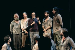Wayne Duvall, Stark Sands, Michael Mayer, John Gallagher, Jr., and Adrian Blake Enscoe @ BroadwayWorld Wayne Duvall, Stark Sands, Michael Mayer, John Gallagher, Jr., and Adrian Blake Ensco Photo