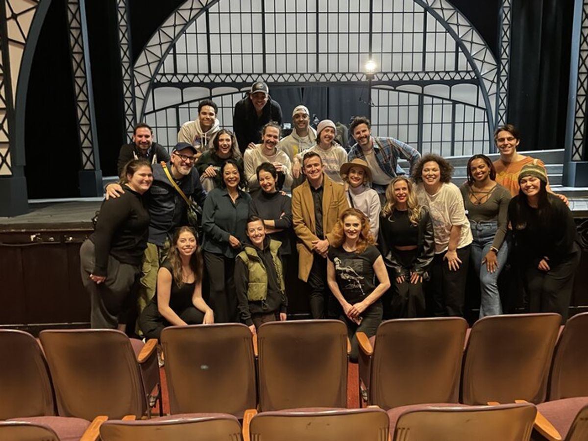 Lynn Ahrens and the Anastasia Cast at 