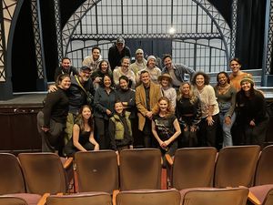 Lynn Ahrens and the Anastasia Cast Photo