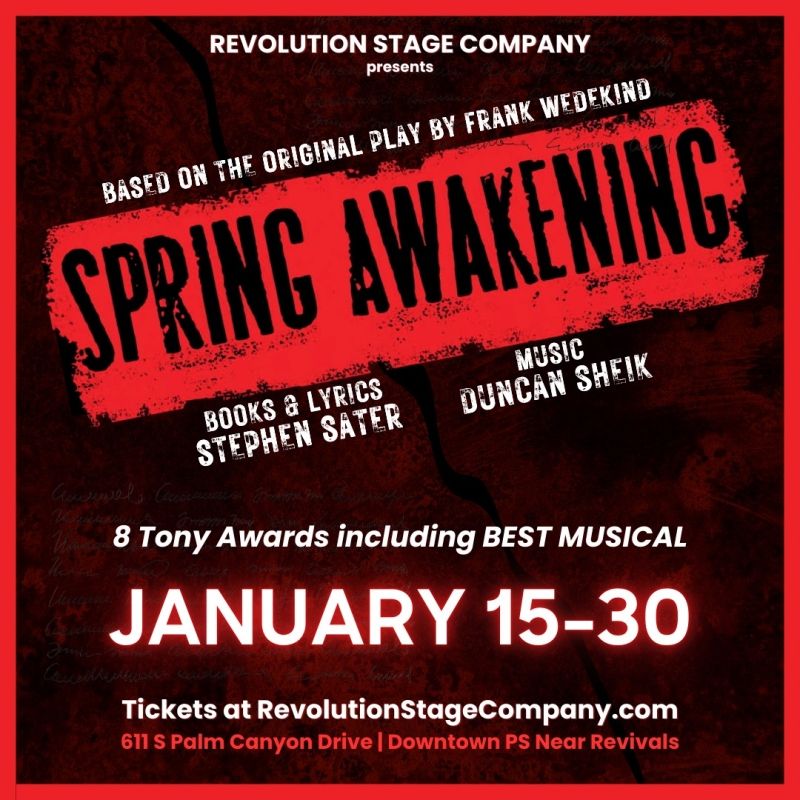 Previews: SPRING AWAKENINGS at Revolution Stage Company  Image