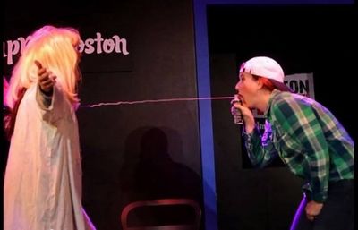 Marcia Sofley, Nannette Deasy. Photo Courtesy of Boston Comedy Arts Festival Photo