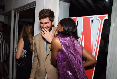 Ayo Edebiri and Andrew Garfield Photo