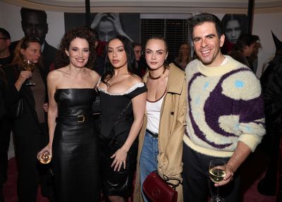 Coralie Fargeat, Charli XCX, Cara Delevingne and Eli Roth Photo