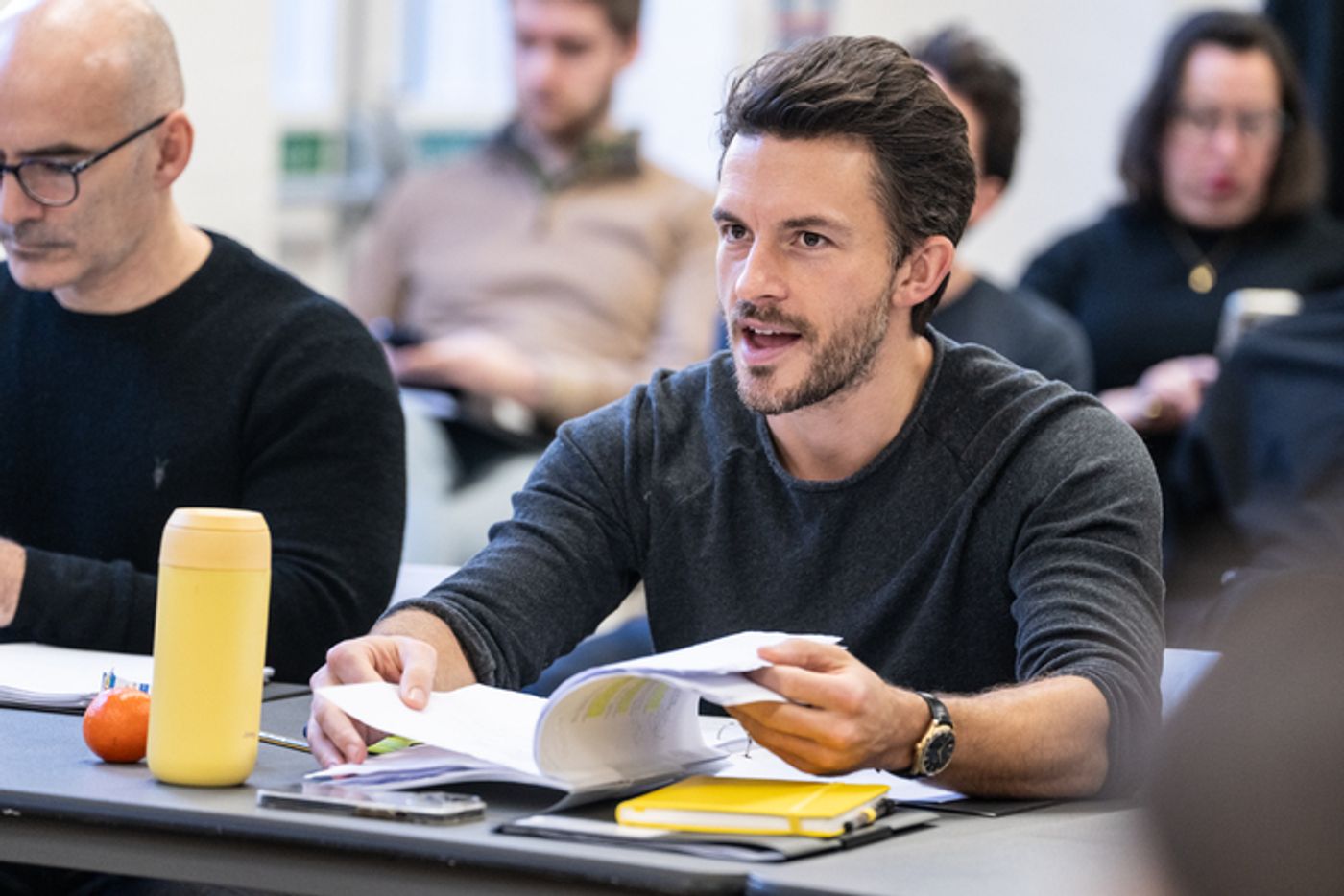 Photos/Video: Jonathan Bailey and More in Rehearsal For RICHARD II Photos/Video: Jonathan Bailey and More in Rehearsal For RICHARD II Image