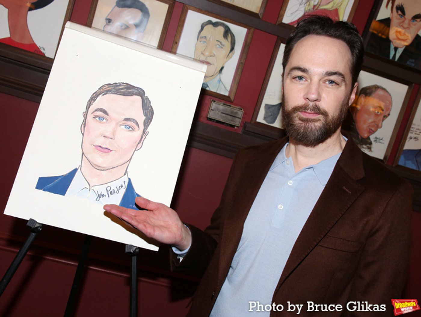 Photos: OUR TOWN's Jim Parsons Receives Sardi's Portrait  Image