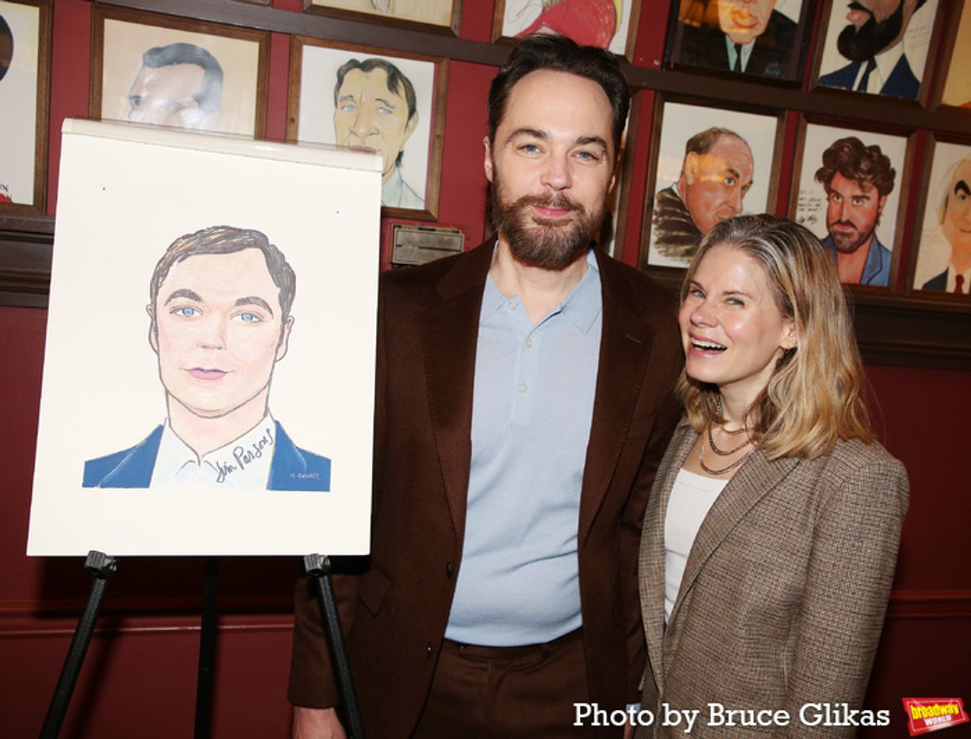 Photos: OUR TOWN's Jim Parsons Receives Sardi's Portrait  Image