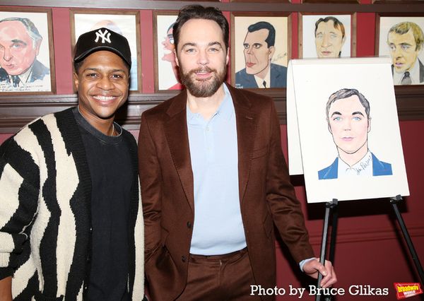 Ephraim Sykes and Jim Parsons  Photo