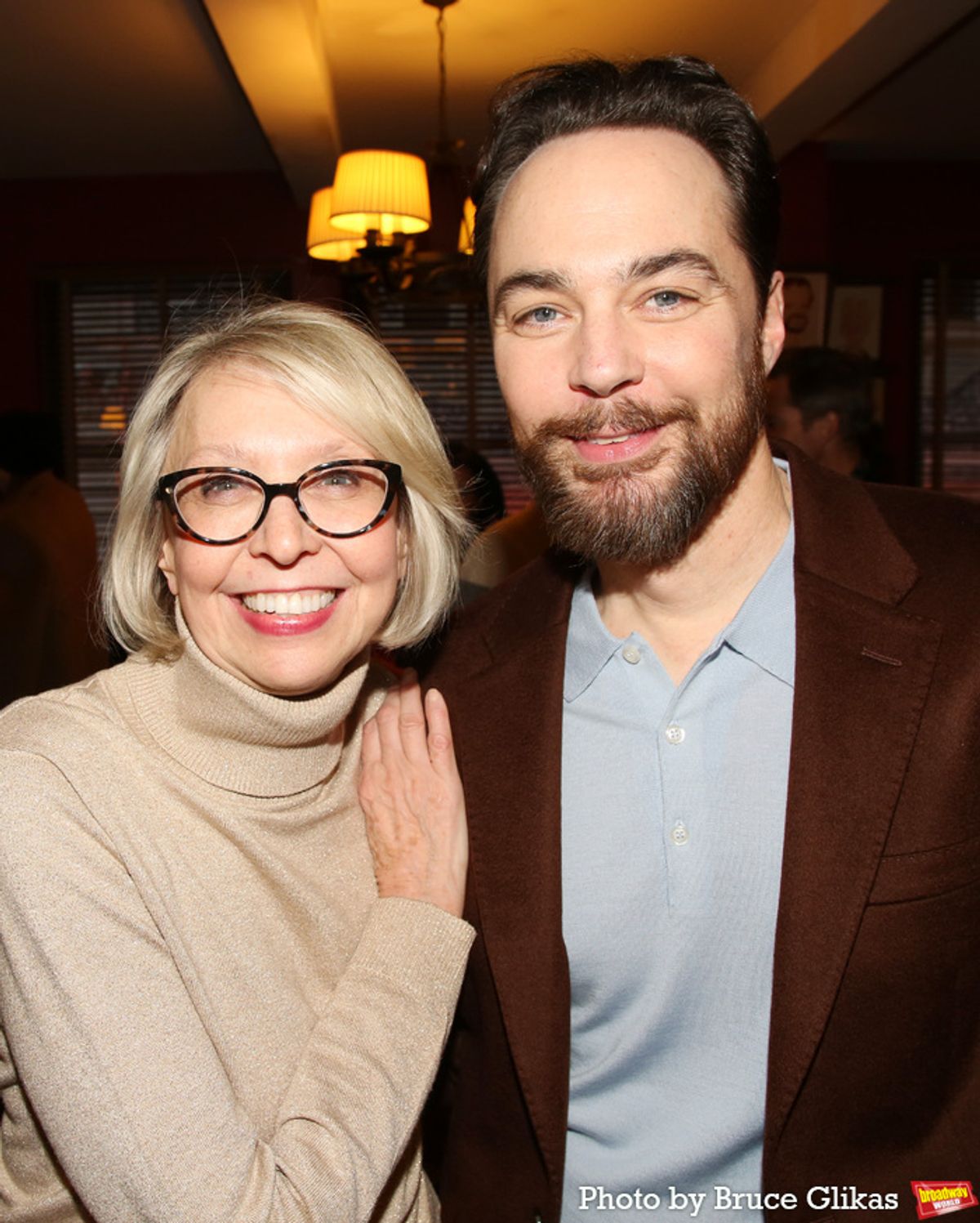 Julie Halston and Jim Parsons at 