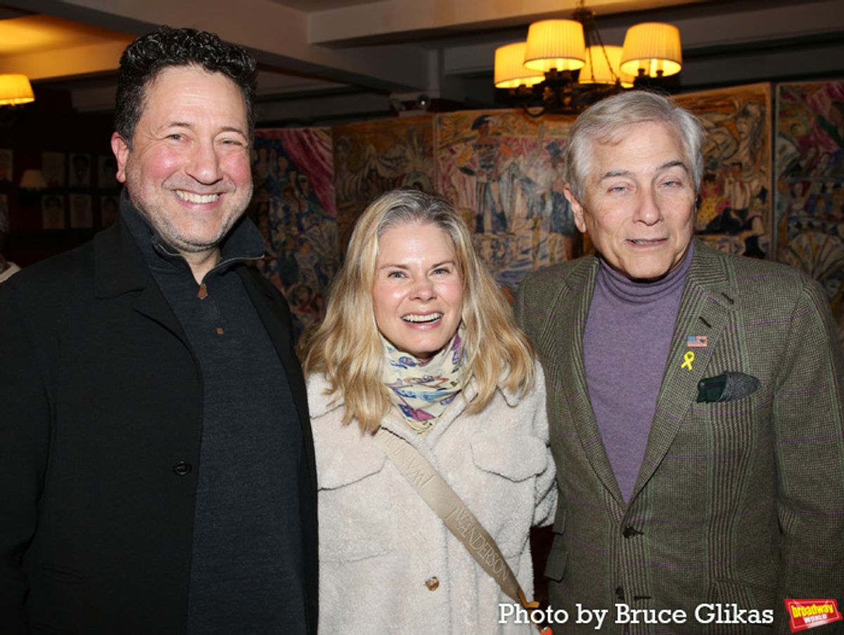 Producer Eric Falkenstein, Celia Keenan-Bolger and Robert Zimmerman at 