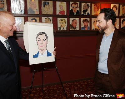 Sardi's Max Klimavicius and Jim Parsons Photo