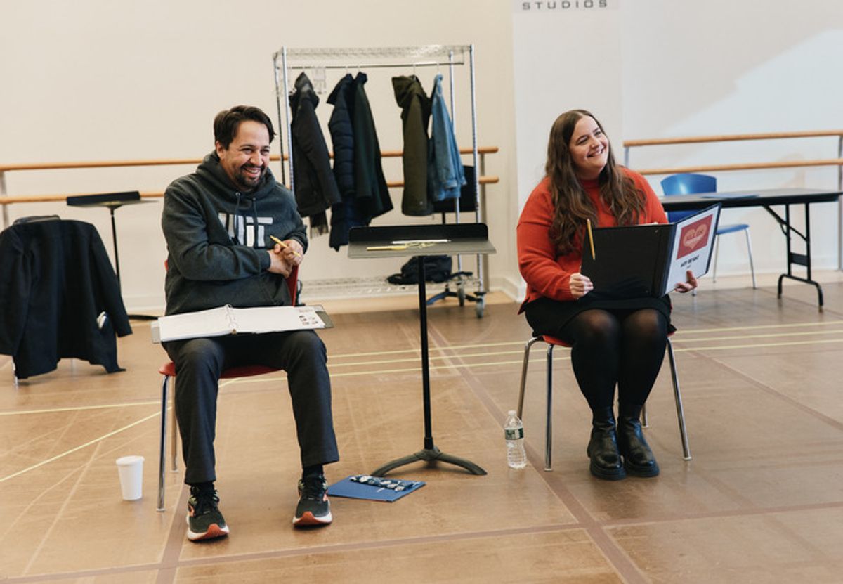 Lin-Manuel Miranda, Aidy Bryant at 