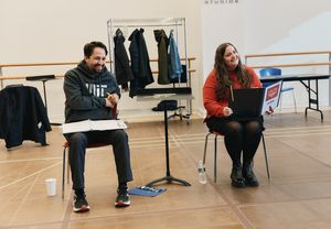 Lin-Manuel Miranda, Aidy Bryant Photo