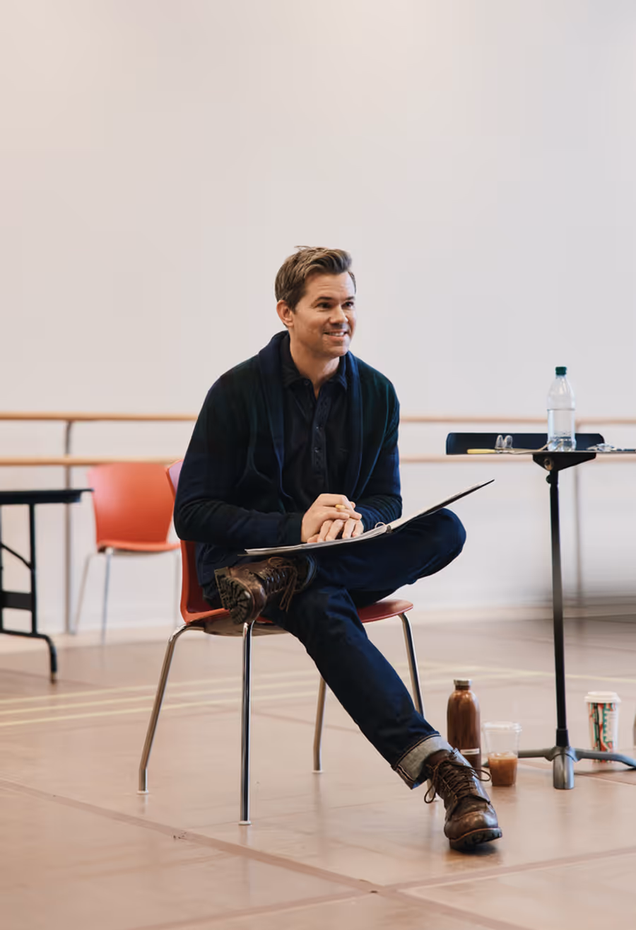Photos: Lin-Manuel Miranda, Aidy Bryant, Nick Kroll, and Andrew Rannells in Rehearsal For ALL IN  Image