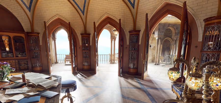 Explore Madame Morrible's Study at WICKED's Shiz University Image