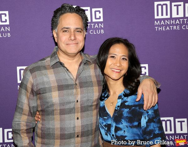 Playwright Rajiv Joseph and Director May Adrales Photo