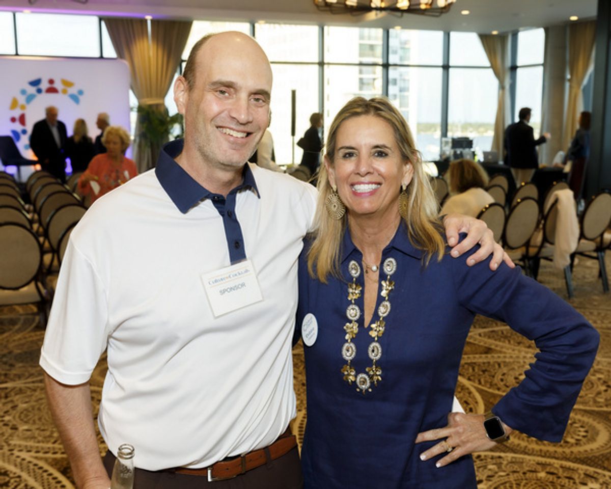 Scott Teich, Debbie Calabria at 