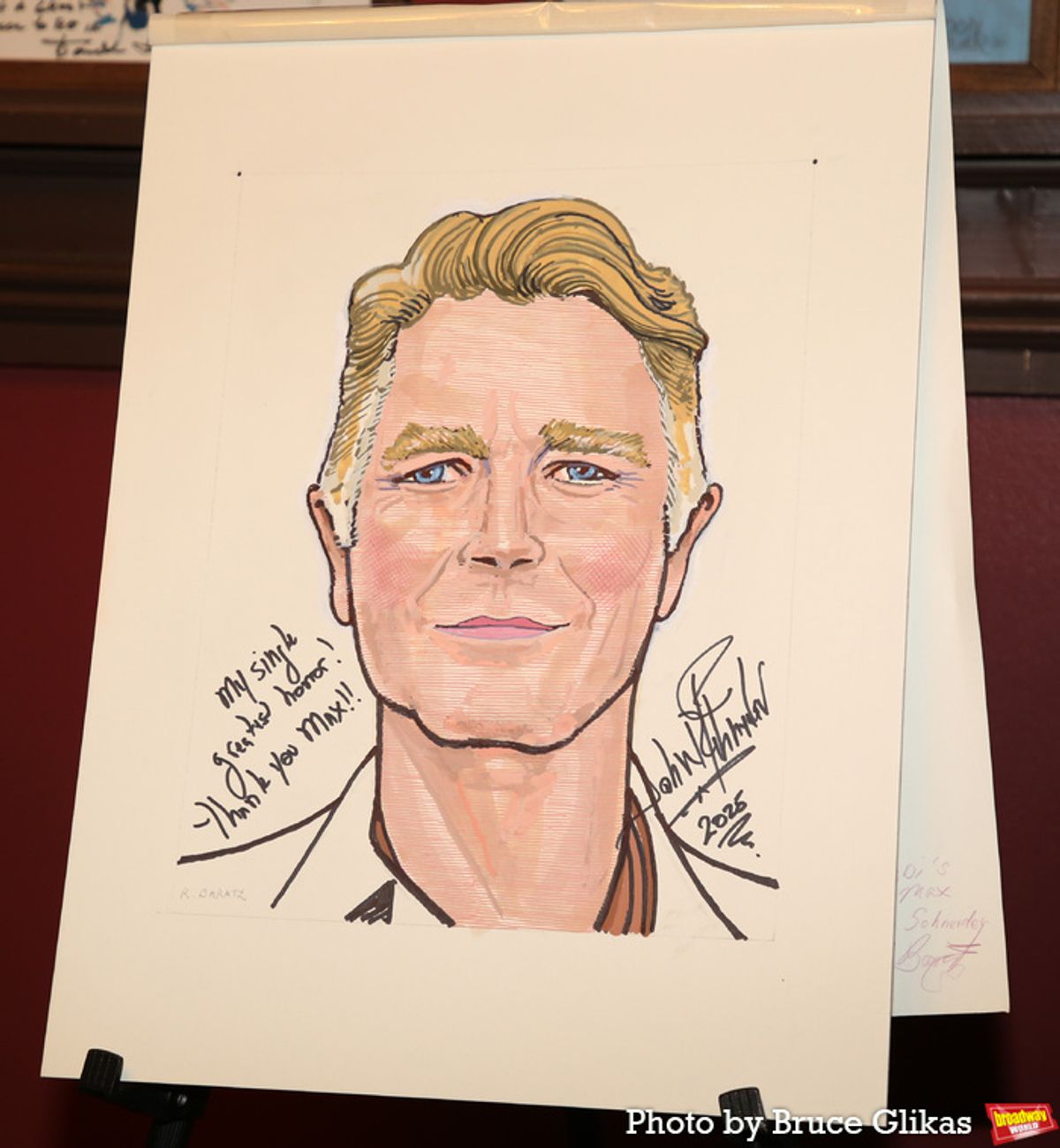 John Schneider's caricature at 
