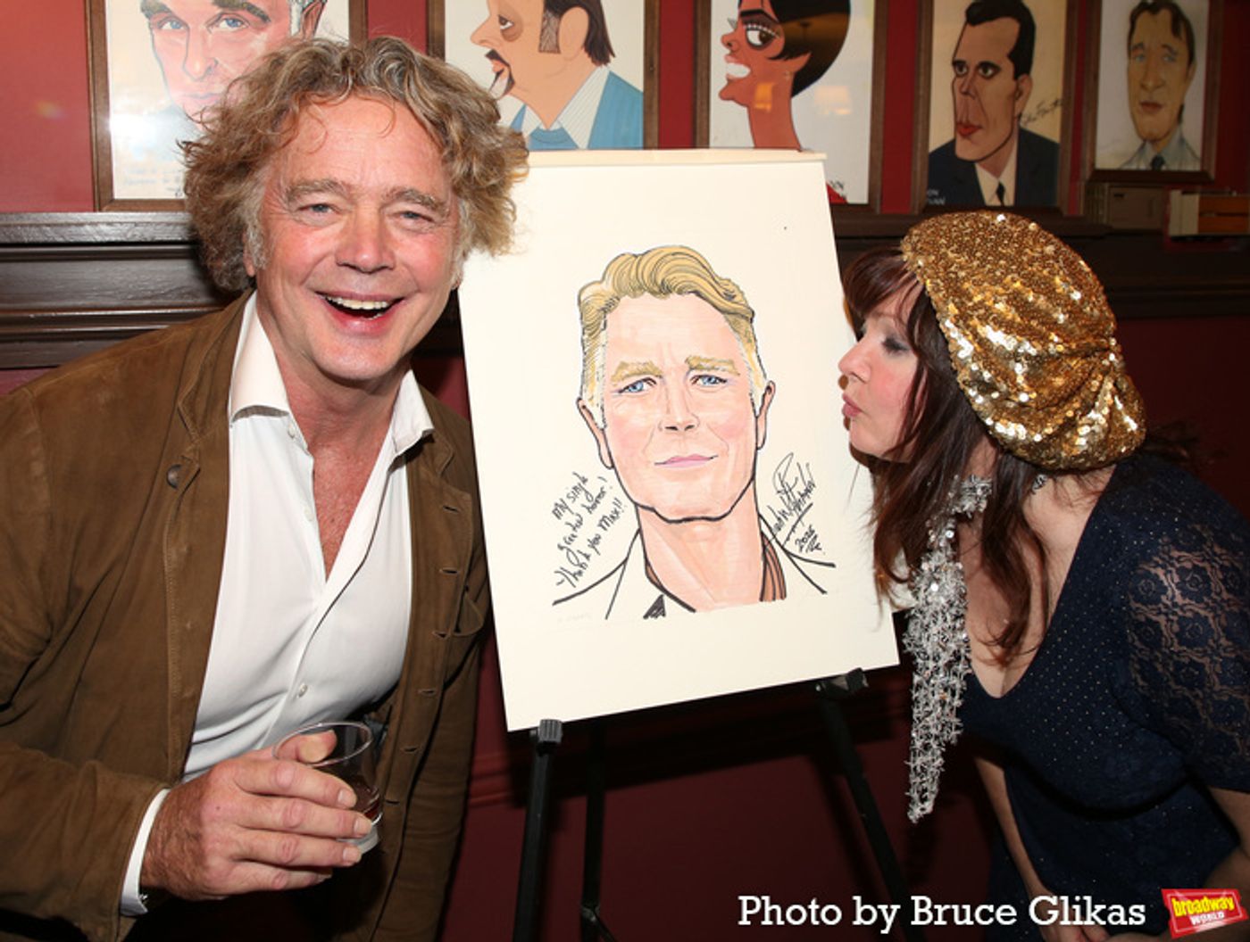 Photos: PERFECT CRIME's John Schneider Receives Sardi's Caricature Photos: PERFECT CRIME's John Schneider Receives Sardi's Caricature Image